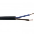 Elektros kabelis YDYp/OMYp 2x1.5mm² juodas (black) apvalus